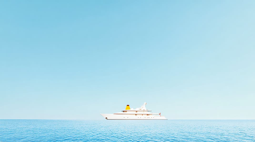 Structured review of a yacht finance case showing borrower strength and vessel profile